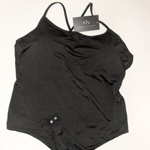 Klassy Network Elegant Black Bodysuit